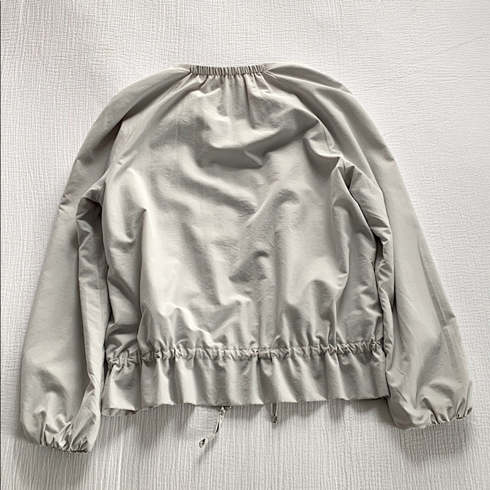 Zara Basic Lightweight Drawstring Hem Bomber! - image 2
